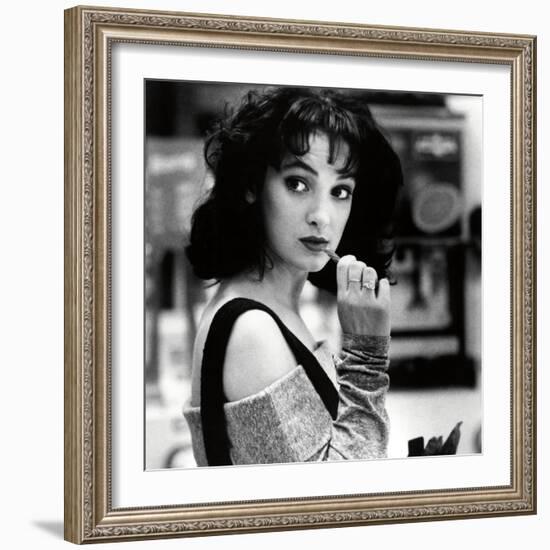 WINONA RYDER. "HEATHERS" [1989], directed by MICHAEL LEHMANN.-null-Framed Photographic Print