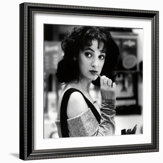 WINONA RYDER. "HEATHERS" [1989], directed by MICHAEL LEHMANN.-null-Framed Photographic Print