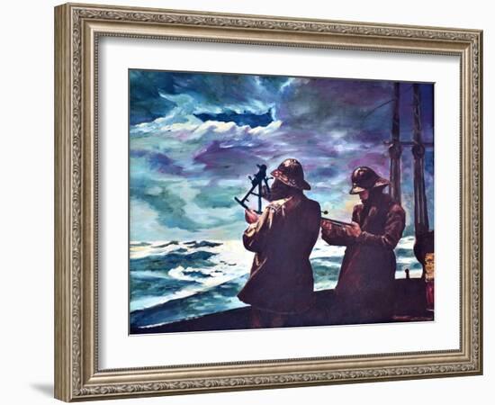 Winslow Homer, Copy of Eight Bells, 1969oil on canvas-Anthony Butera-Framed Giclee Print