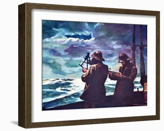 Winslow Homer, Copy of Eight Bells, 1969oil on canvas-Anthony Butera-Framed Giclee Print