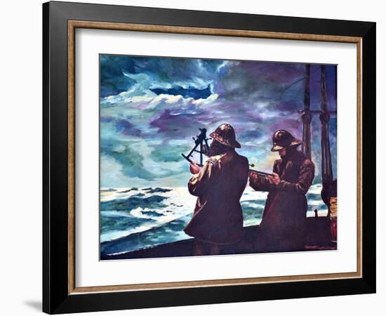 Winslow Homer, Copy of Eight Bells, 1969oil on canvas-Anthony Butera-Framed Giclee Print