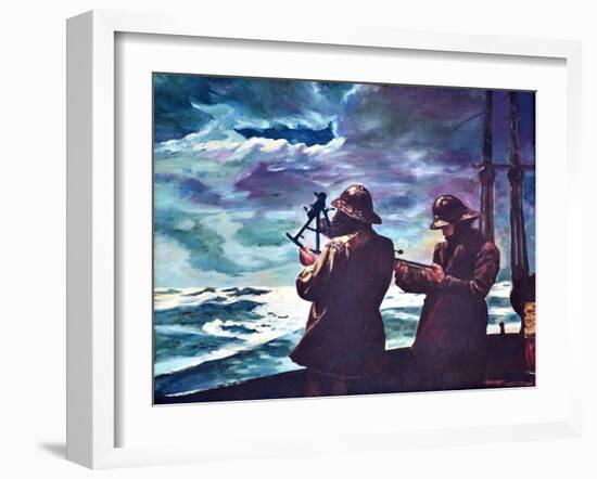 Winslow Homer, Copy of Eight Bells, 1969oil on canvas-Anthony Butera-Framed Giclee Print