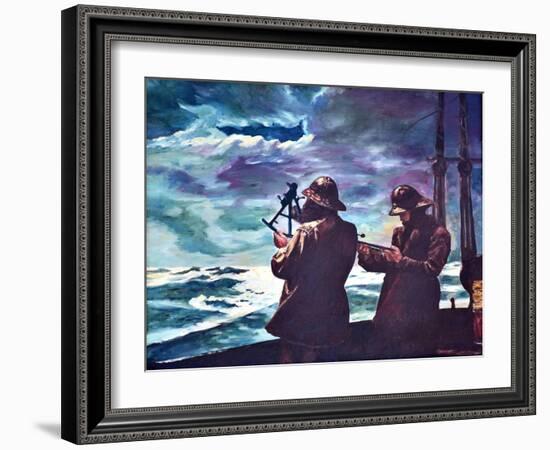 Winslow Homer, Copy of Eight Bells, 1969oil on canvas-Anthony Butera-Framed Giclee Print