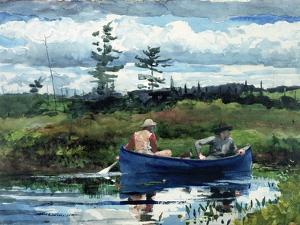 The Blue Boat by Winslow Homer