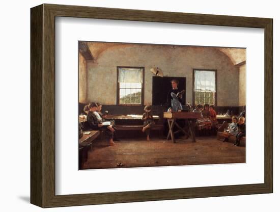 Winslow Homer: the Country School-null-Framed Premium Photographic Print