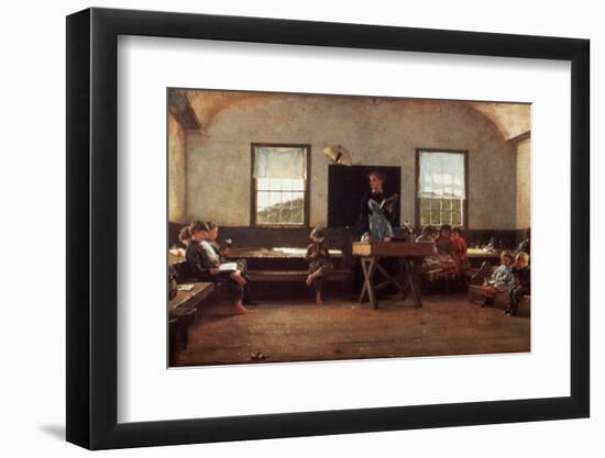 Winslow Homer: the Country School-null-Framed Premium Photographic Print