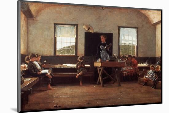 Winslow Homer: the Country School-null-Mounted Photographic Print