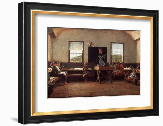 Winslow Homer: the Country School-null-Framed Photographic Print