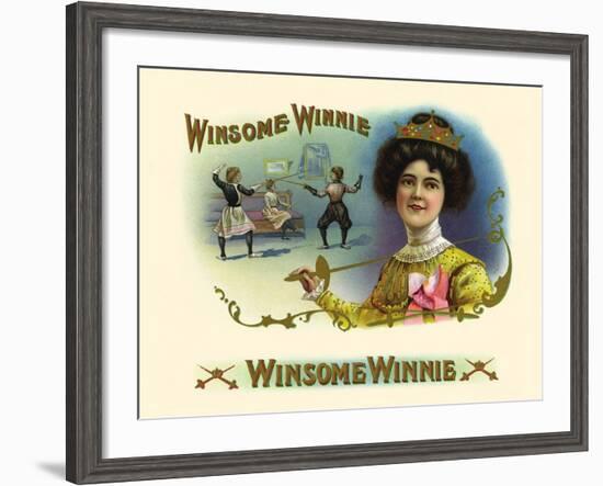 Winsome Winnie-Haywood, Strasser & Voigt Litho-Framed Art Print