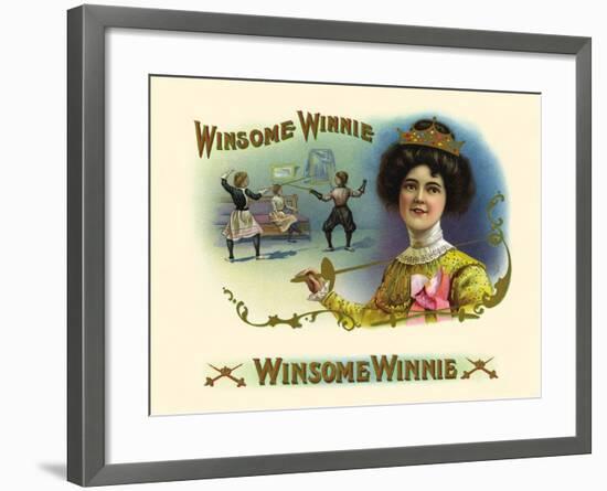 Winsome Winnie-Haywood, Strasser & Voigt Litho-Framed Art Print