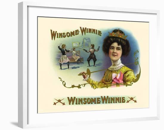 Winsome Winnie-Haywood, Strasser & Voigt Litho-Framed Art Print