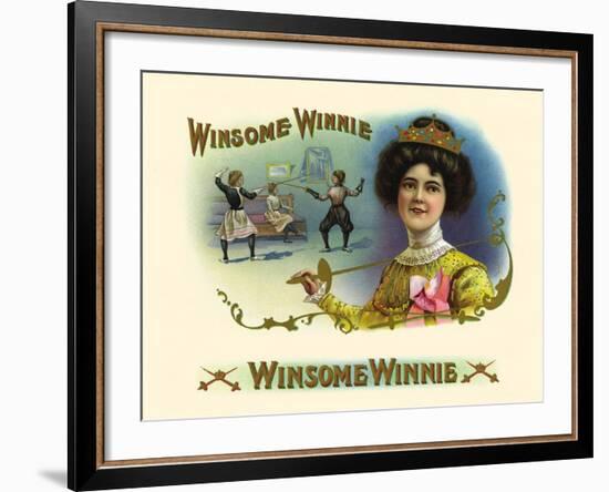 Winsome Winnie-Haywood, Strasser & Voigt Litho-Framed Art Print