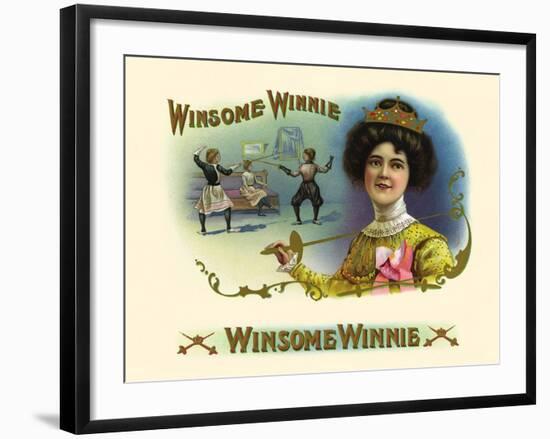 Winsome Winnie-Haywood, Strasser & Voigt Litho-Framed Art Print