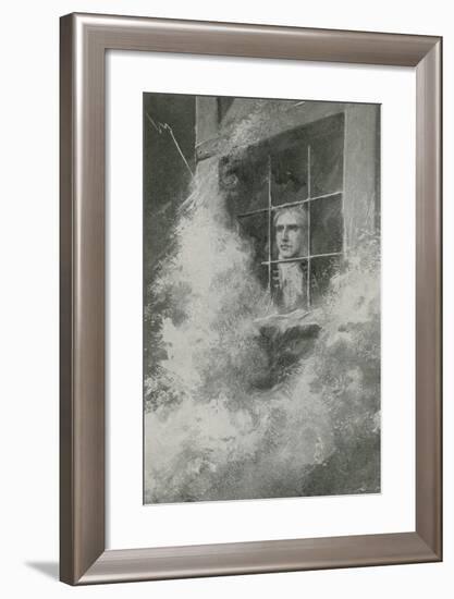 Winstanley Looks Out at the Storm-null-Framed Giclee Print