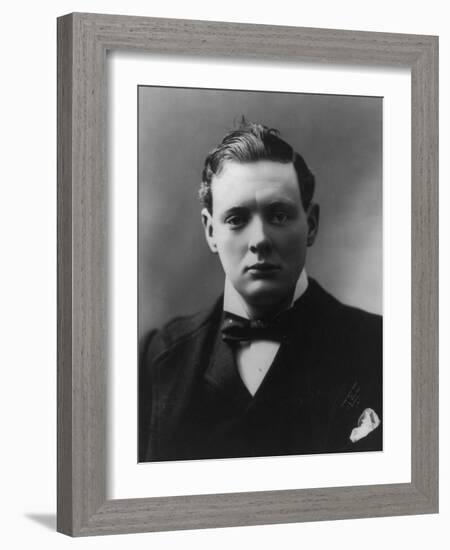 Winston Churchill, 1900-null-Framed Photographic Print