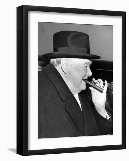 Winston Churchill, 1953--Framed Photo