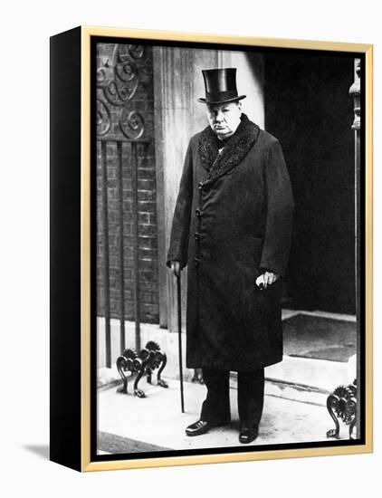 Winston Churchill, 1963-null-Framed Stretched Canvas