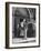 Winston Churchill and James B. Conant Emerging from Memorial Hall at Harvard University-Ralph Morse-Framed Photographic Print