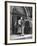 Winston Churchill and James B. Conant Emerging from Memorial Hall at Harvard University-Ralph Morse-Framed Photographic Print