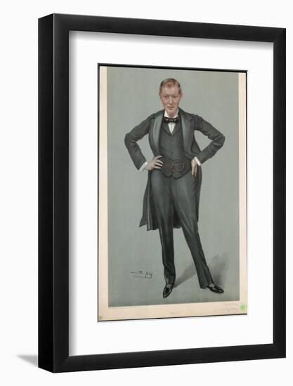 Winston Churchill British Statesman and Author-Spy (Leslie M. Ward)-Framed Photographic Print