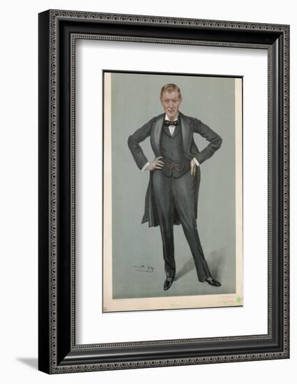 Winston Churchill British Statesman and Author-Spy (Leslie M. Ward)-Framed Photographic Print