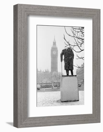 Winston Churchill by Ivor Roberts-Jones-null-Framed Photographic Print