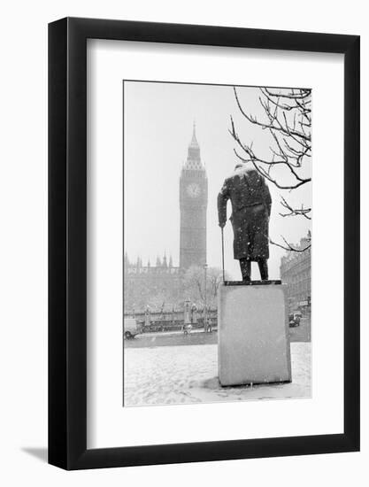 Winston Churchill by Ivor Roberts-Jones-null-Framed Photographic Print