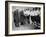 Winston Churchill Greets the England Football Team, Wembley, London, October 1941-null-Framed Giclee Print