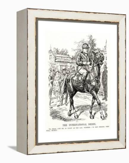 Winston Churchill - Punch Cartoon-F H Townsend-Framed Premier Image Canvas