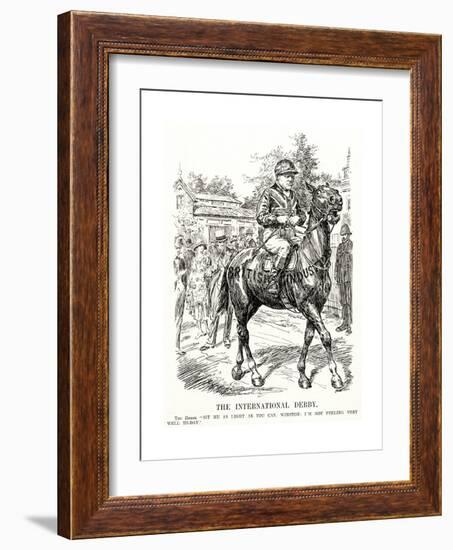 Winston Churchill - Punch Cartoon-F H Townsend-Framed Giclee Print