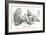 Winston Churchill - Punch Cartoon-L Raven Hill-Framed Art Print