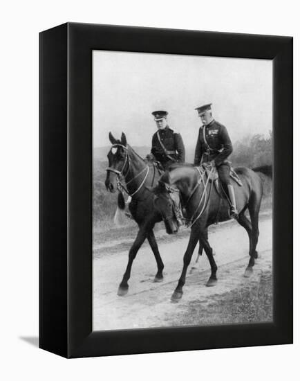 Winston Churchill Resigns His Parliamentary Seat to Return to the Army-null-Framed Premier Image Canvas