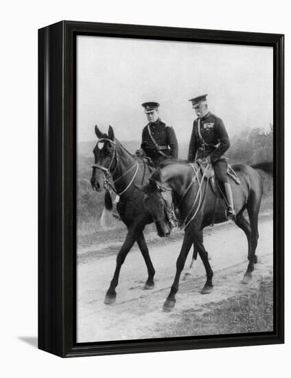 Winston Churchill Resigns His Parliamentary Seat to Return to the Army-null-Framed Premier Image Canvas