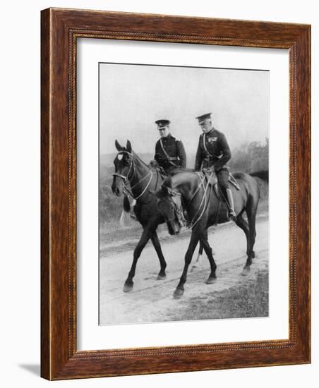 Winston Churchill Resigns His Parliamentary Seat to Return to the Army-null-Framed Photographic Print