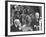 Winston Churchill Speaking at Wolverhampton Football Field-null-Framed Photographic Print