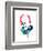 Winston Churchill Watercolor-Lora Feldman-Framed Art Print