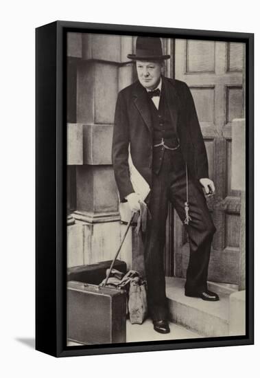 Winston Churchill-null-Framed Premier Image Canvas