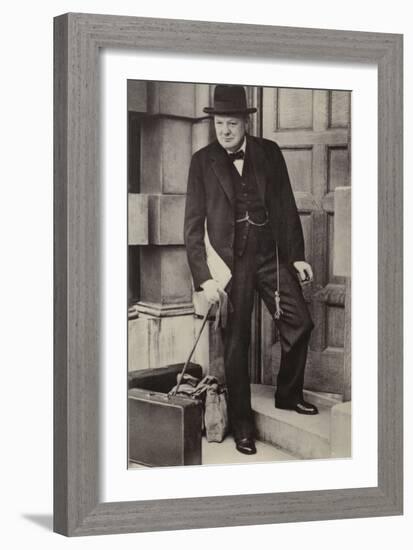 Winston Churchill-null-Framed Photographic Print