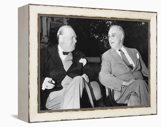 Winston Churchill-null-Framed Premier Image Canvas