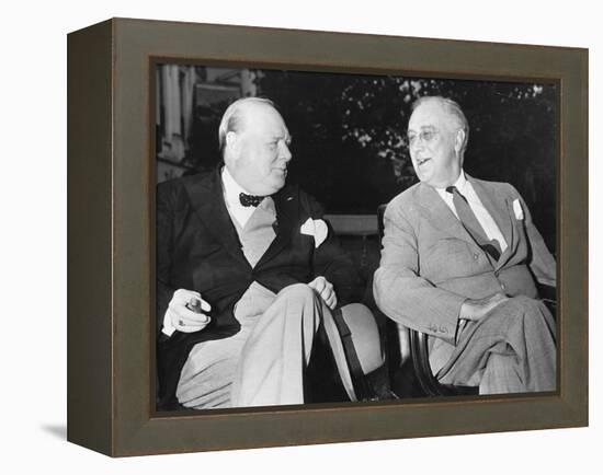 Winston Churchill-null-Framed Premier Image Canvas