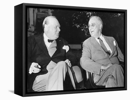 Winston Churchill-null-Framed Premier Image Canvas