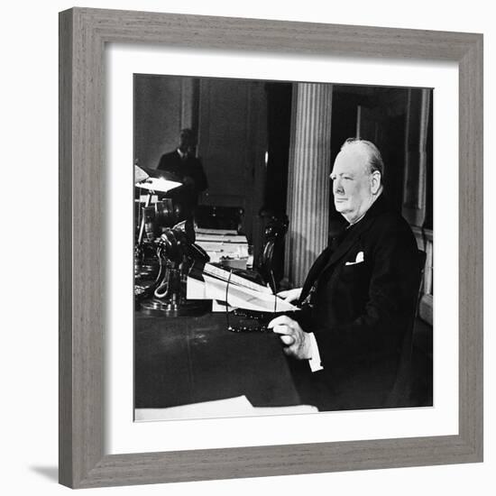 Winston Churchill-null-Framed Photographic Print