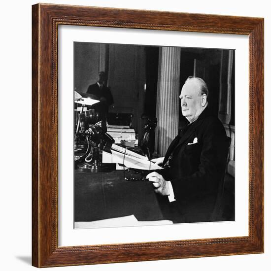 Winston Churchill-null-Framed Photographic Print