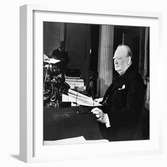 Winston Churchill-null-Framed Photographic Print