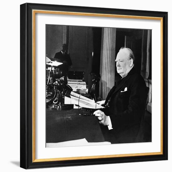 Winston Churchill-null-Framed Photographic Print