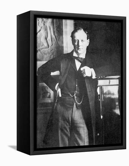 Winston Spencer Churchill in 1904-English Photographer-Framed Premier Image Canvas