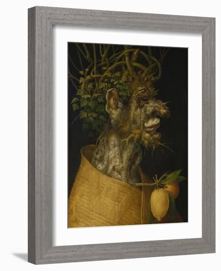 Winter, 1563-Giuseppe Arcimboldo-Framed Giclee Print