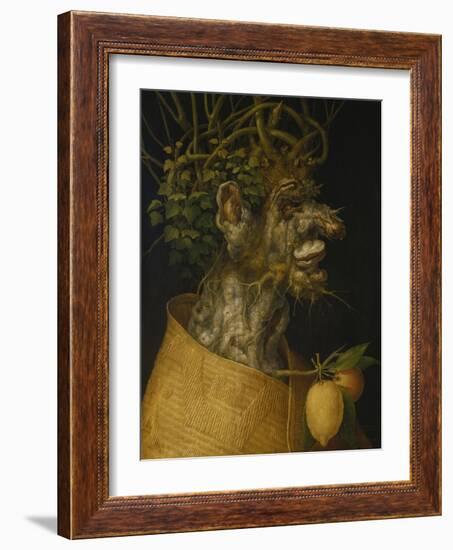 Winter, 1563-Giuseppe Arcimboldo-Framed Giclee Print