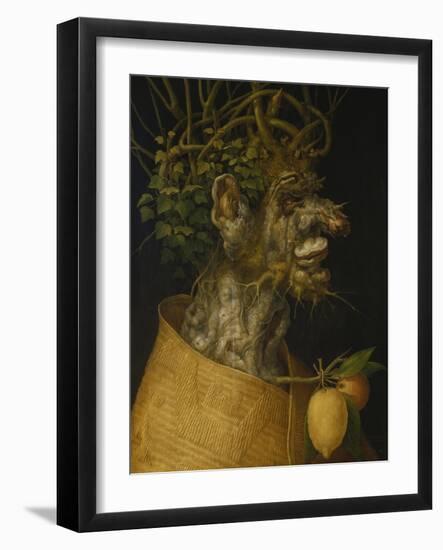 Winter, 1563-Giuseppe Arcimboldo-Framed Giclee Print