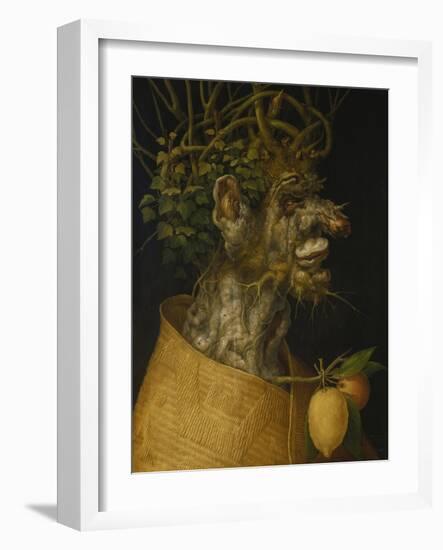 Winter, 1563-Giuseppe Arcimboldo-Framed Giclee Print